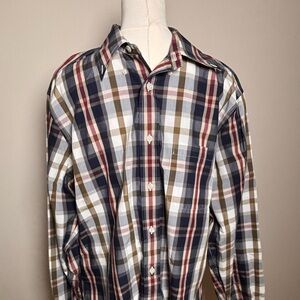 Brooks Brothers Regent Long Sleeve Large Button Down Shirt 100% cotton